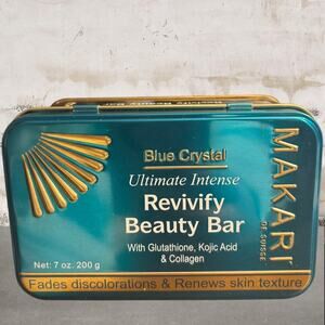 Makari Blue Crystal Revivify Multi Function Beauty Bar Soap NEW